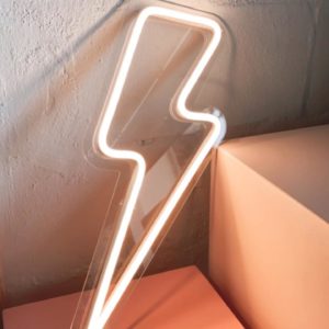 Lightning Bolt Neon Sign