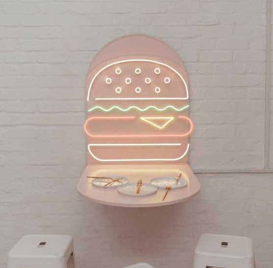 Big Burger Neon